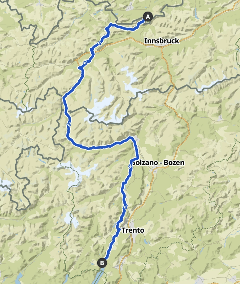 Route overview